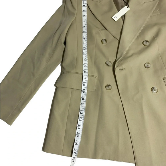 Banana Republic Vasto Relaxed Italian 100% Wool Suit Jacket Size 6 - Picture 10 of 13